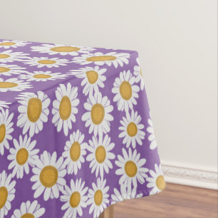 Ditsy daisy flowers tablecloth