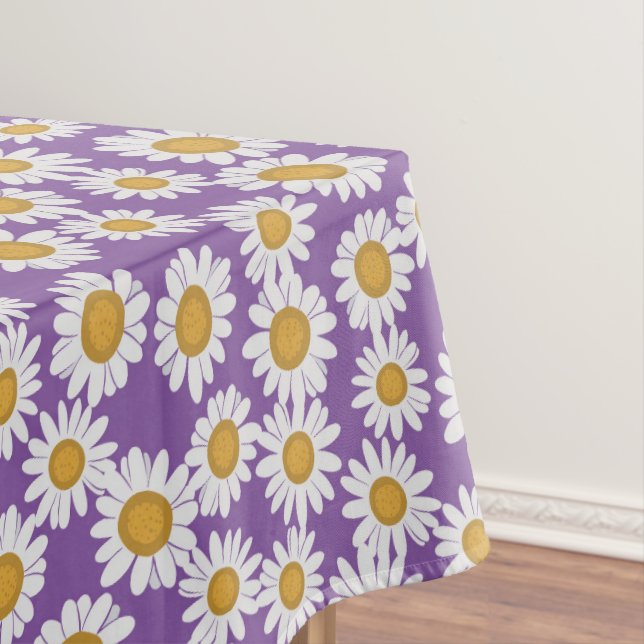 Ditsy daisy flowers tablecloth (In Situ)