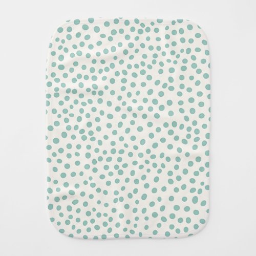 Ditsy Dots  Baby Burp Cloth