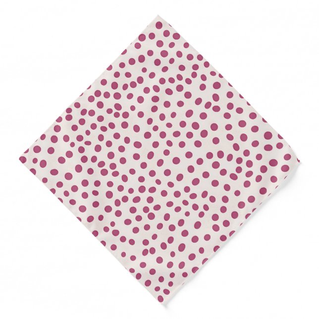 Ditsy Dots  Bandana (Front)