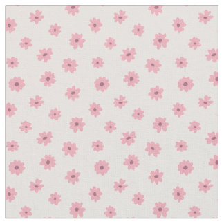 Ditsy Floral Dainty Tiny Girly Spring Summer Pink Fabric