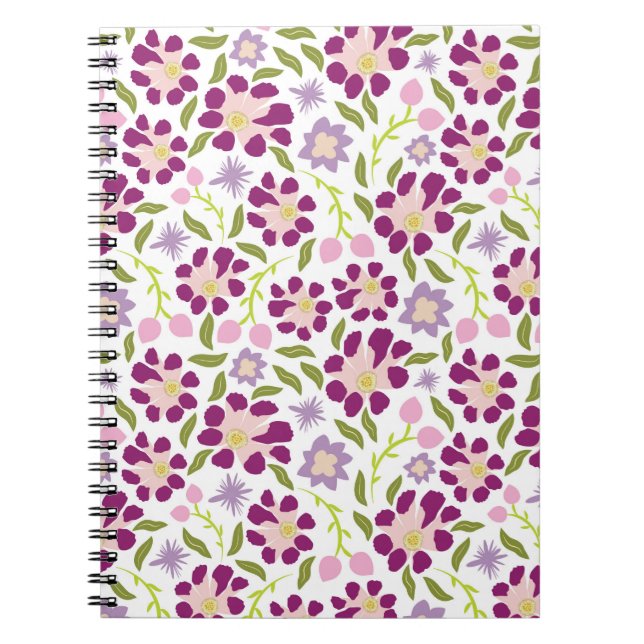 Ditsy floral  notebook (Front)