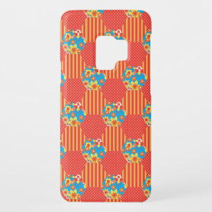 Ditsy Floral, Stripes, Polka Dots Patchwork Case-Mate Samsung Galaxy S9 Case