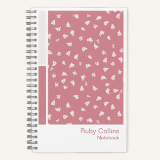 Ditsy Floral Vertical Palette Notebook
