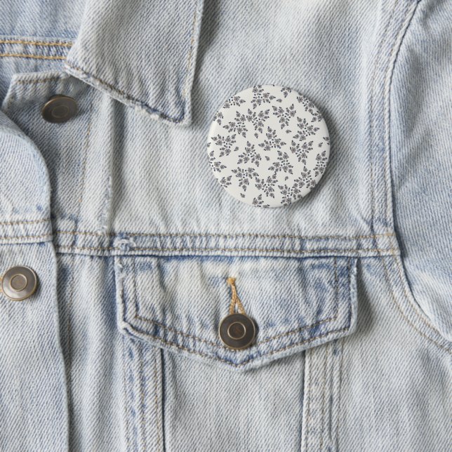 Ditsy Florals in Grey Button (In Situ)