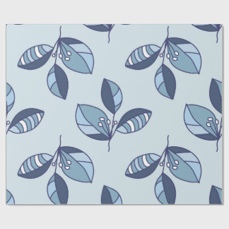 Ditsy Snowflake pattern backgrounds textures Wrapping Paper