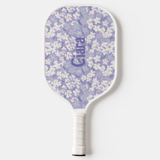 Ditsy Wildflowers Periwinkle Your name - #P240072 Pickleball Paddle