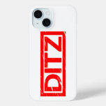 Ditz Stamp iPhone 15 Case