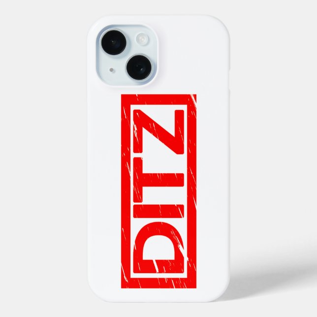 Ditz Stamp Case-Mate iPhone Case (Back)