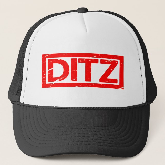 Ditz Stamp Trucker Hat (Front)