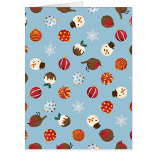Ditzy Christmas Polkadots Card