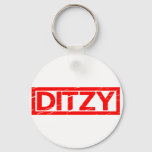 Ditzy Stamp Keychain