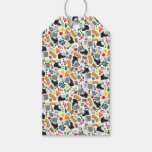 Ditzy Whimsical Hiking Pattern | Folk Art Outdoor Gift Tags