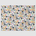 Ditzy Whimsical Hiking Pattern | Folk Art Outdoor Tissue Paper