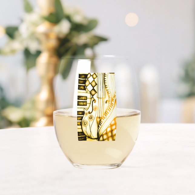 diuliogriebq stemless wine glass (Insitu (Wedding))