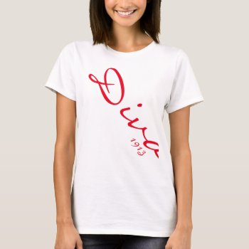 Diva 1913 T-shirt by CDEANDESIGNS at Zazzle