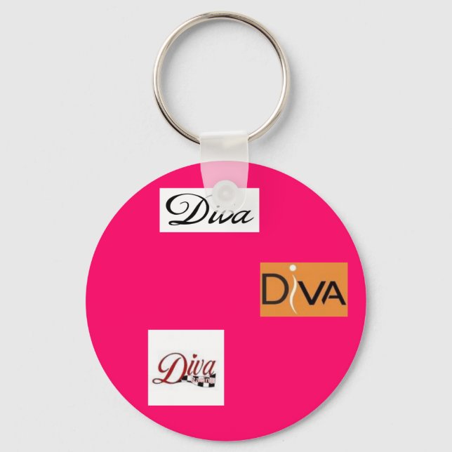 diva, asdfsadfdsafsafsafsf, imagesasdfsdfsad keychain (Front)