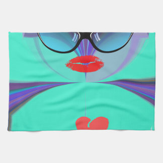 Diva Aura Vibrant Sunglasses Red Heart Designer Ki Towel