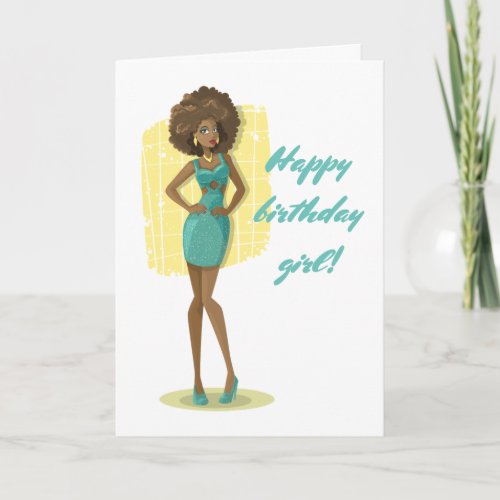 diva birthday card for her