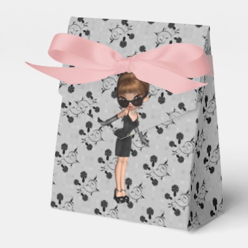 Diva Birthday Party Favor Boxes