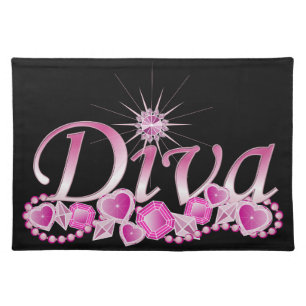 Diva Bling Cloth Placemat