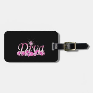 Diva Bling Luggage Tag