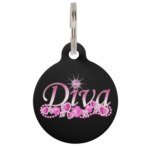 Diva Bling Pet ID Tag