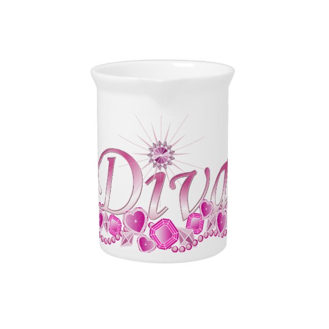Diva Bling Pitcher (Front)