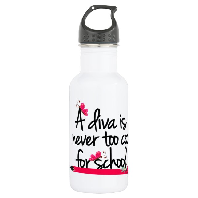 DIVA Bottle-works 32 oz Water Bottle (Front)