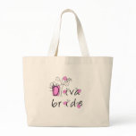 Diva Bride Large Tote Bag