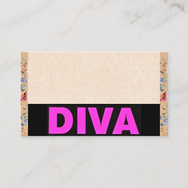Diva Business Card (Front)