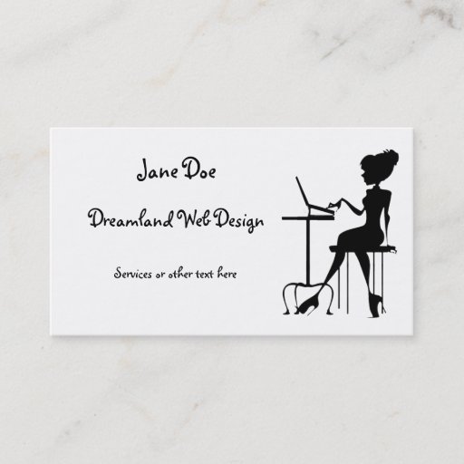 Customizable Diva Business Card