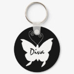 Diva Butterfly I Keychain