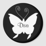 Diva Butterfly I Magnet