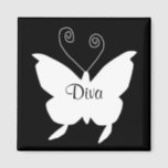 Diva Butterfly I Magnet