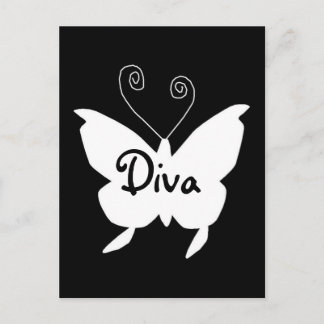 Diva Butterfly I Postcard