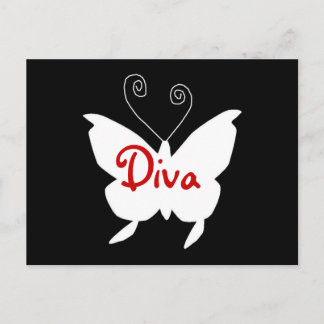 Diva Butterfly I Postcard