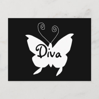Diva Butterfly I Postcard