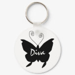 Diva Butterfly Keychain