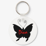 Diva Butterfly Keychain