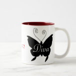 Diva Butterfly Mug