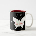 Diva Butterfly Mug