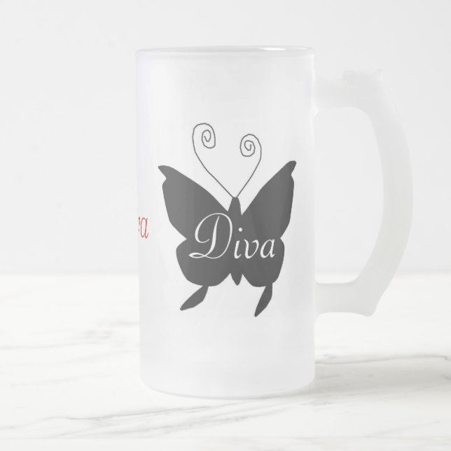 Diva Butterfly Mug (Right)