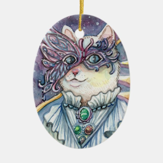 Diva Ceramic Ornament (Front)