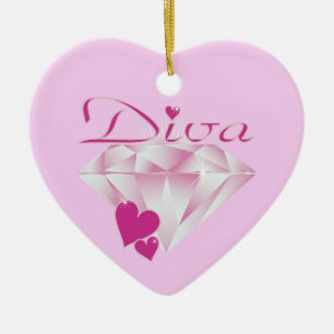 Diva Ceramic Ornament