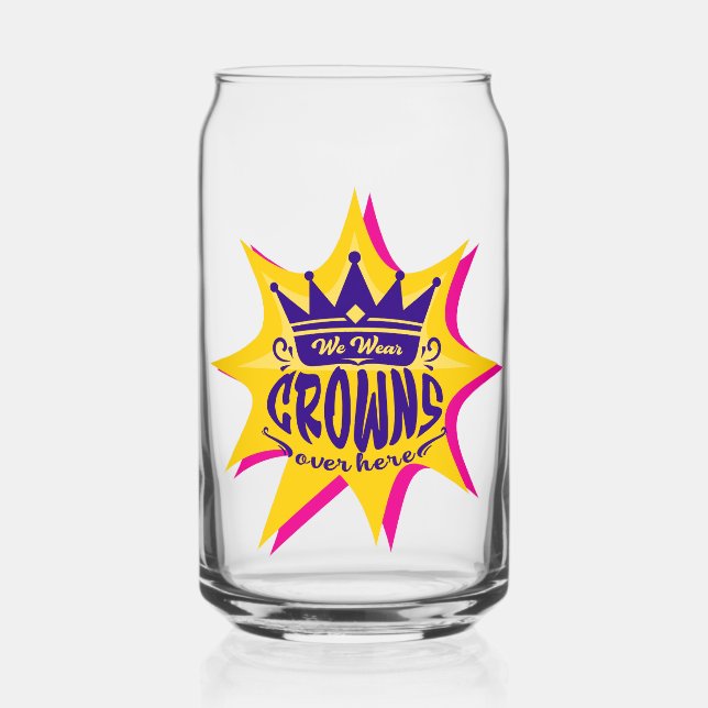 diva cup quote  can glass (Front)