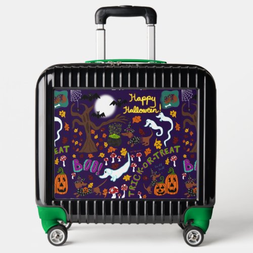 Diva Dachshunds Halloween  Luggage