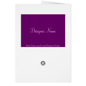 Diva Designer Name Card (Back)