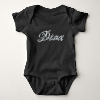 Diva "Diamond Bling"  Baby Bodysuit