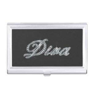 Diva "Diamond Bling" Business Card Case